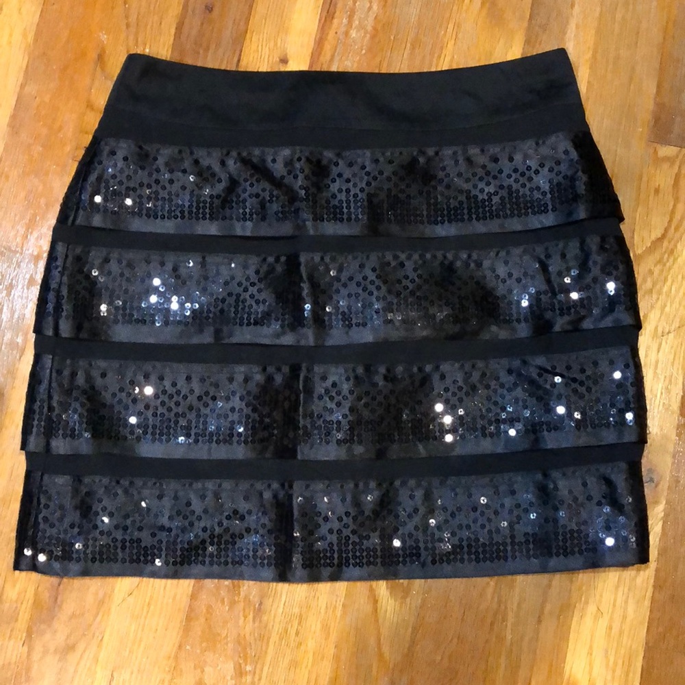Forever 21 satin and sequin skirt